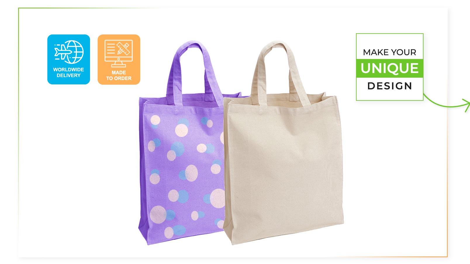 CLIFTON Oakes Custom Tote Bags